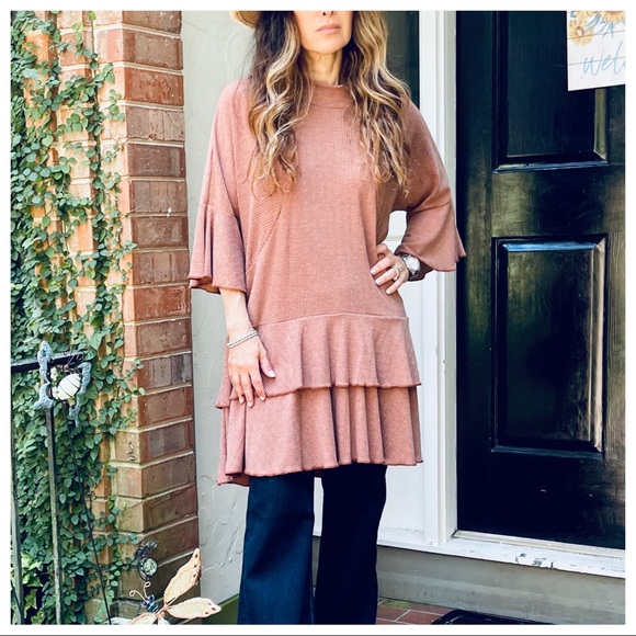 Bohemian chic Layered ruffle dress - Picture 7 of 8